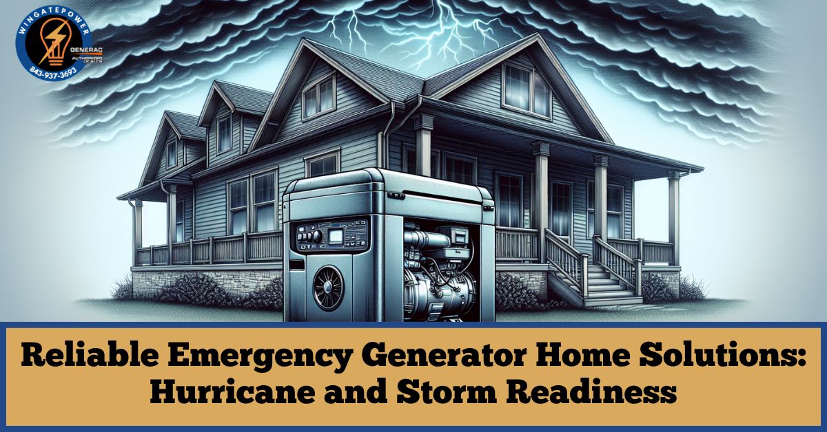 emergency generator home in storm and hurricane back up power