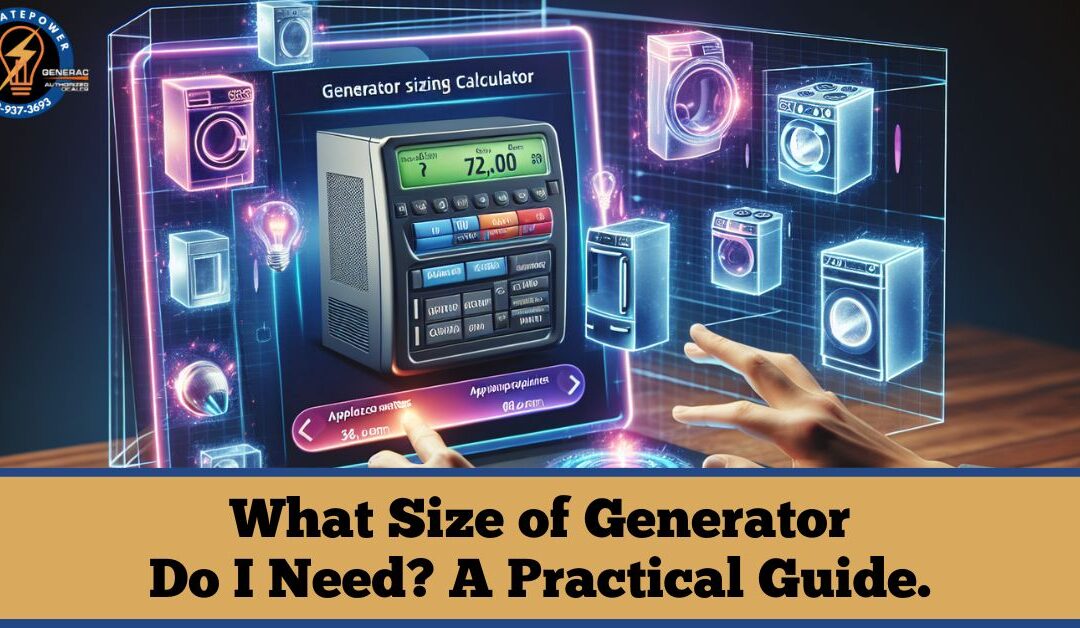 What Size of Generator Do I Need? A Practical Guide